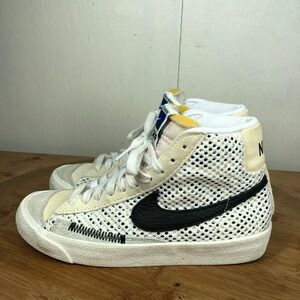 Nike Blazer Mid 77 kids youth size 5Y shoes white Alter Reveal comfort sneakers